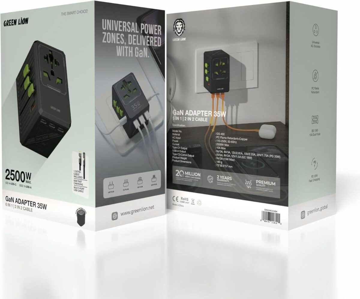 ⁦Universal Travel adapter ( ادابتر السفر⁩ - الصورة ⁦2⁩