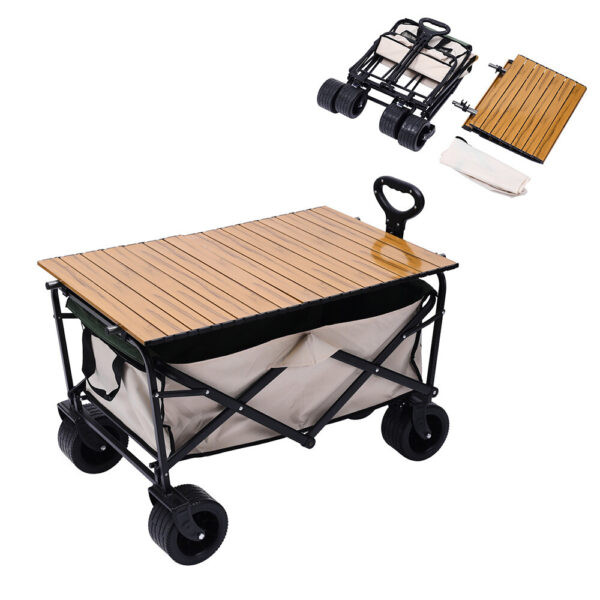 عربة نقل الاغراض + طاولة